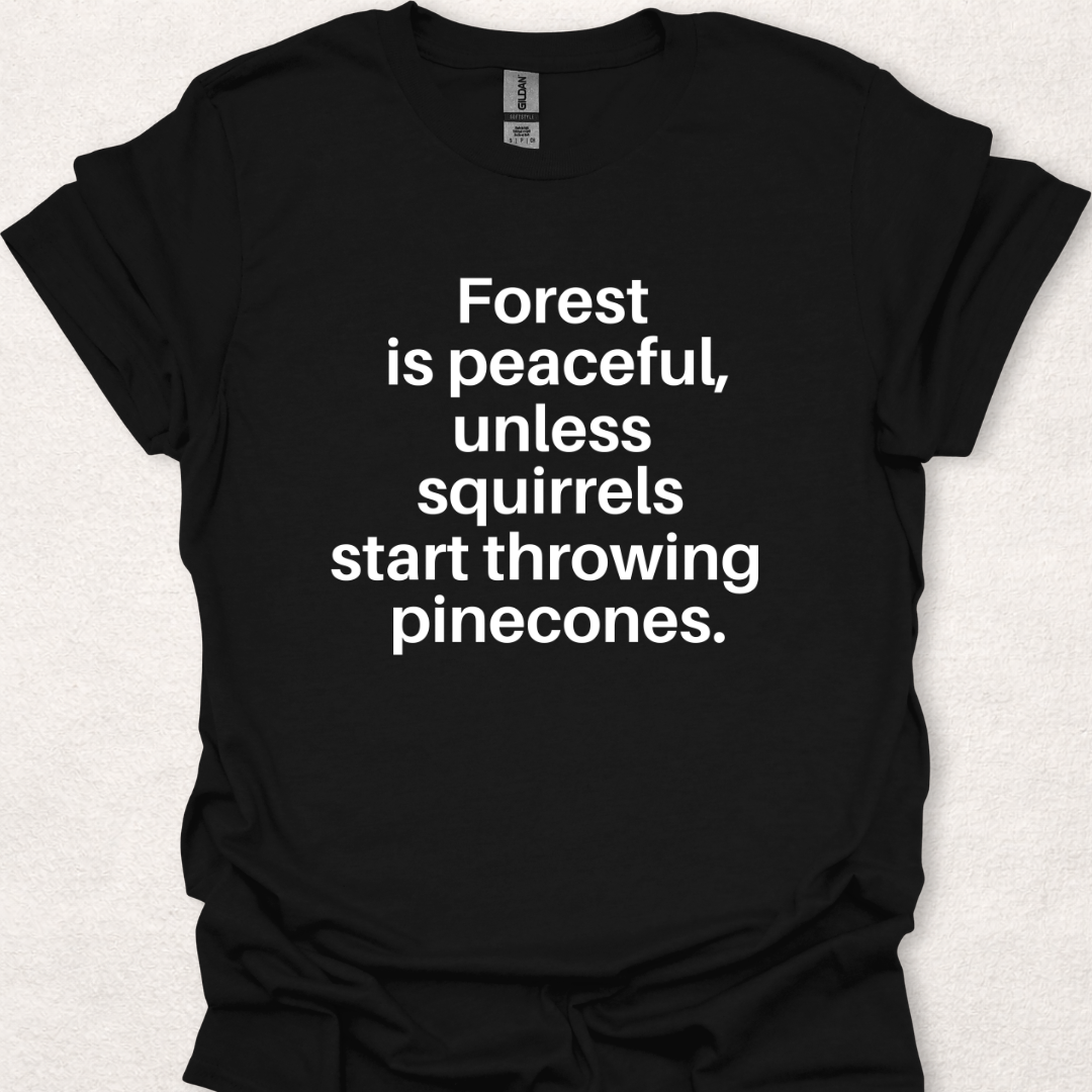 Squirrels Throw Pinecones