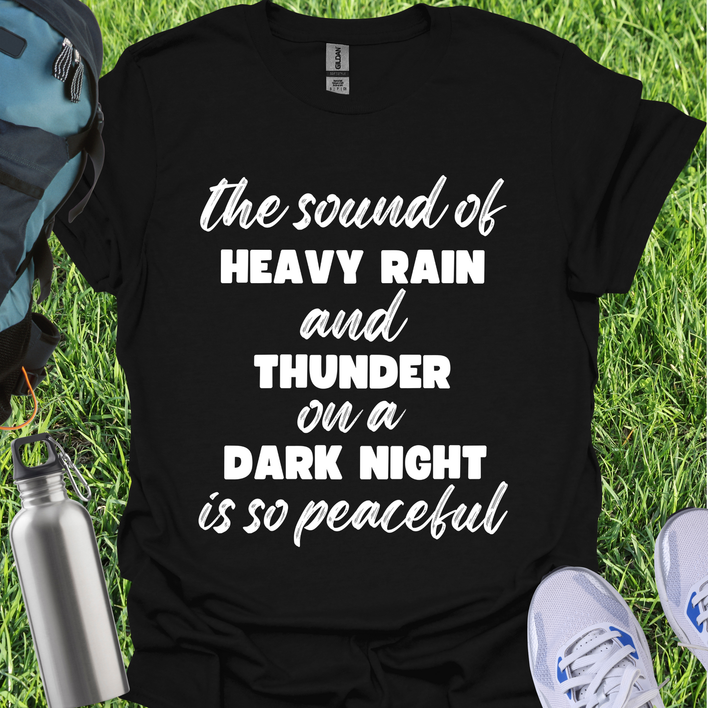 The Sound Of Heavy Rain And Thunder On A Dark Night Is So Peaceful