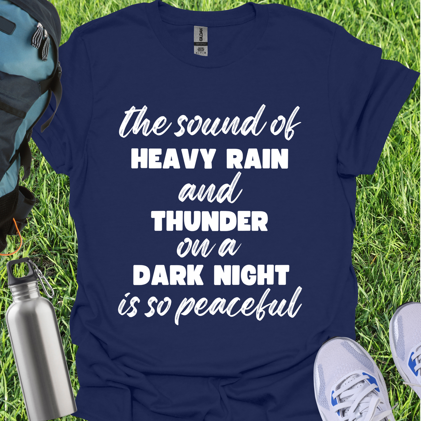 The Sound Of Heavy Rain And Thunder On A Dark Night Is So Peaceful