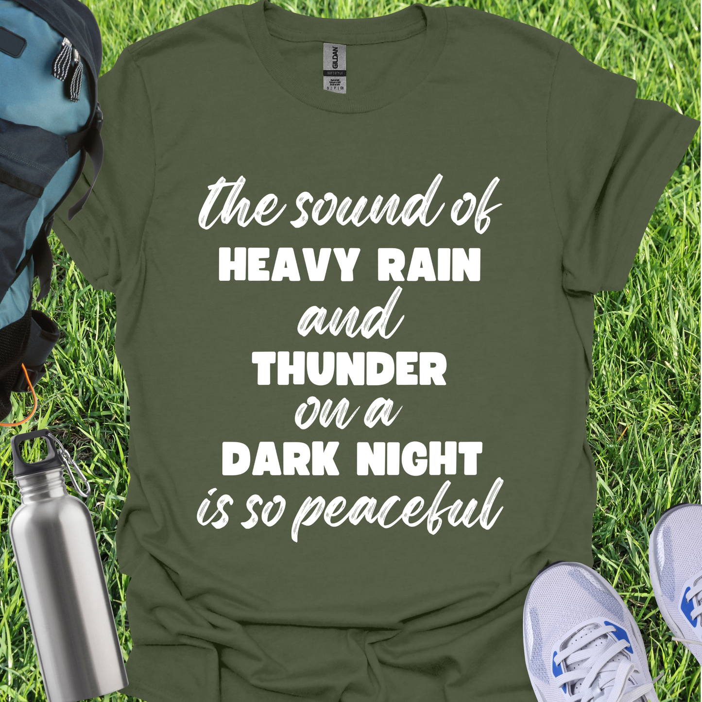 The Sound Of Heavy Rain And Thunder On A Dark Night Is So Peaceful