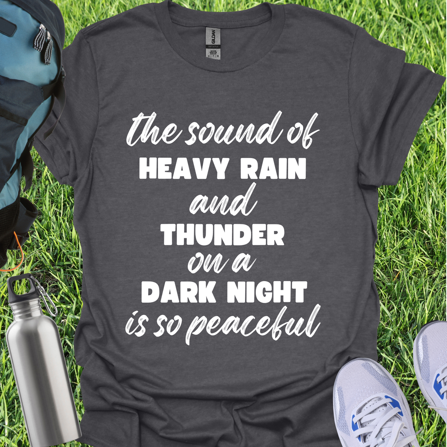 The Sound Of Heavy Rain And Thunder On A Dark Night Is So Peaceful