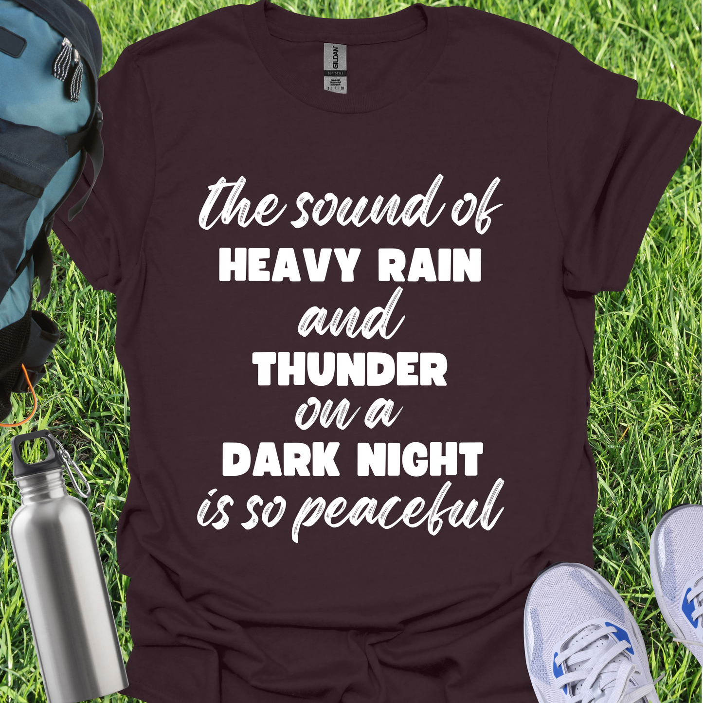 The Sound Of Heavy Rain And Thunder On A Dark Night Is So Peaceful