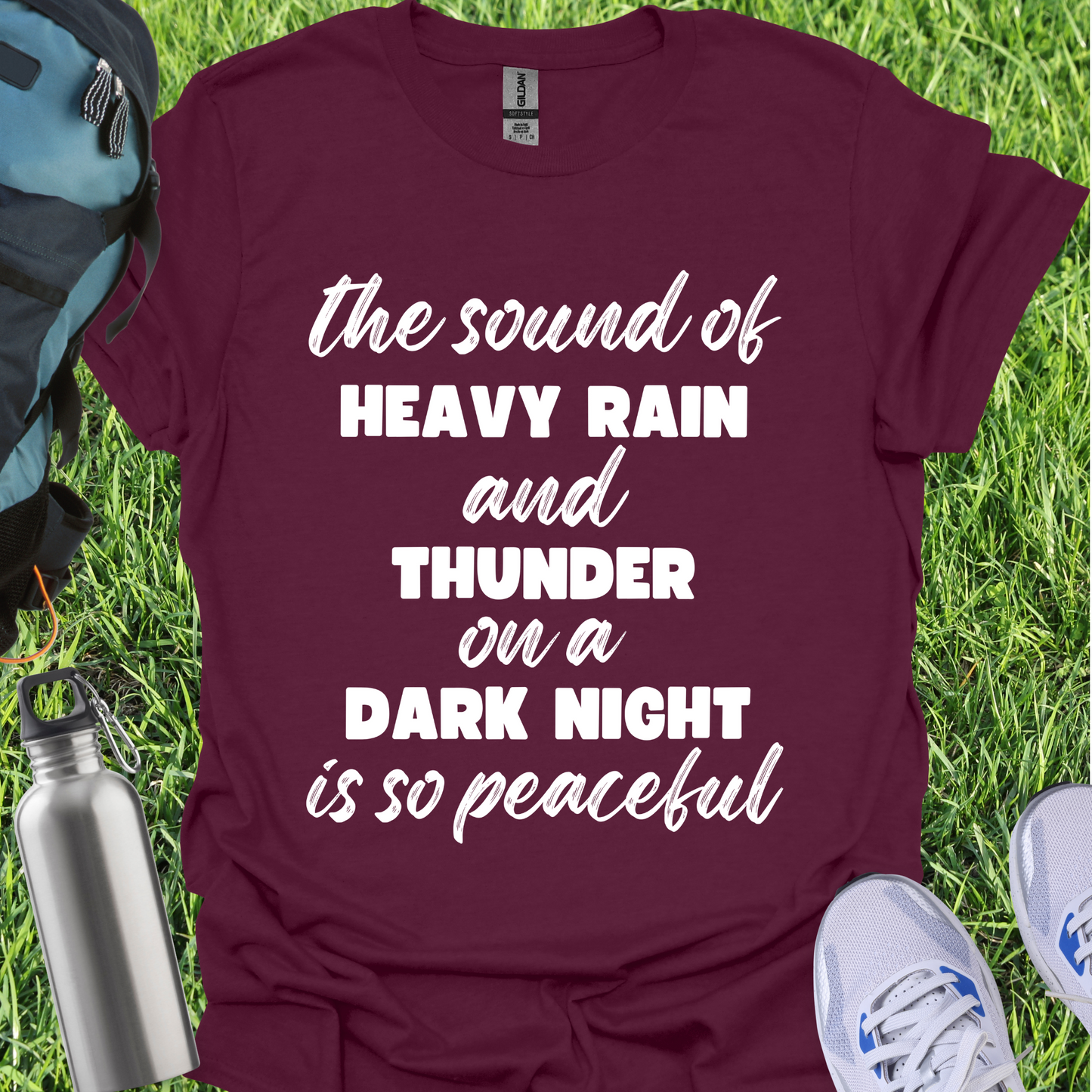 The Sound Of Heavy Rain And Thunder On A Dark Night Is So Peaceful