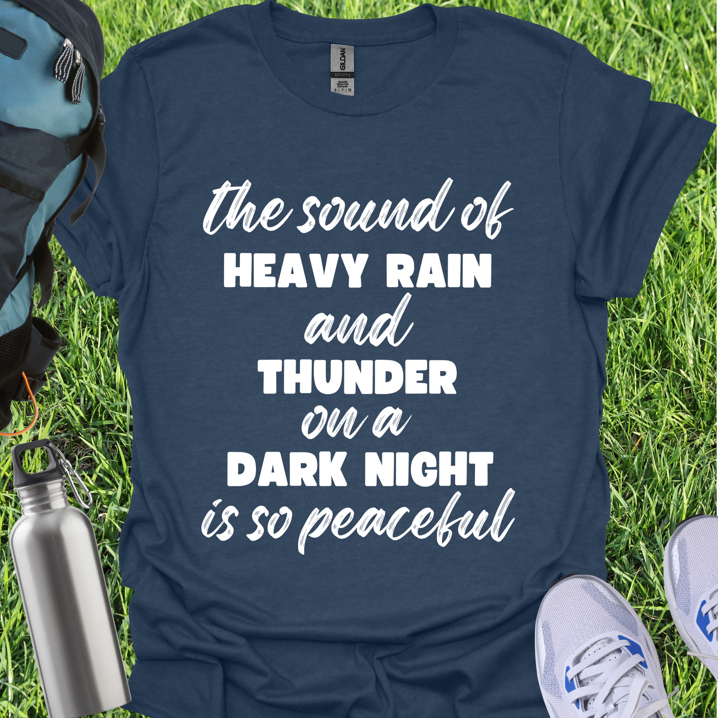 The Sound Of Heavy Rain And Thunder On A Dark Night Is So Peaceful