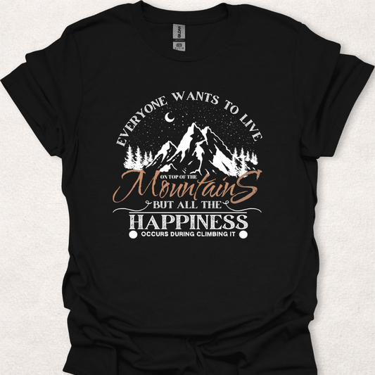 Happiness Is the Climb