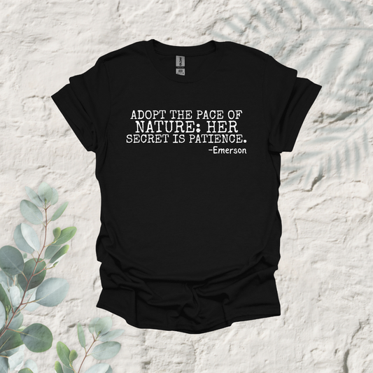 Adopt The Pace Of Nature Her Secret Is Patience