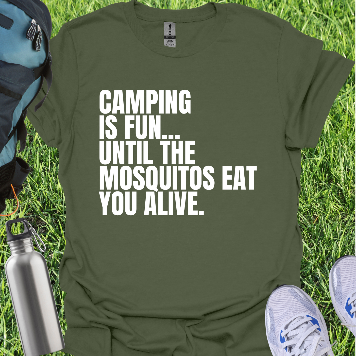 Camping Is Fun Until The Mosquitos Eat You Alive