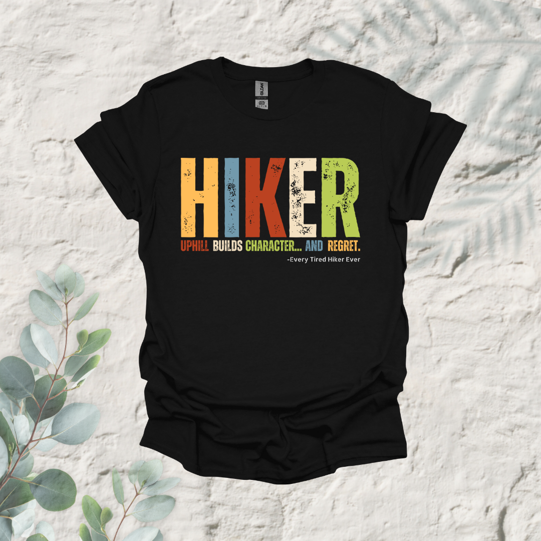 Hiker Uphill Builds Character And Regret