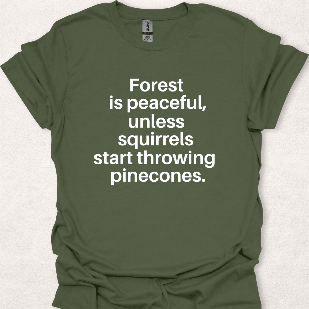 Squirrels Throw Pinecones