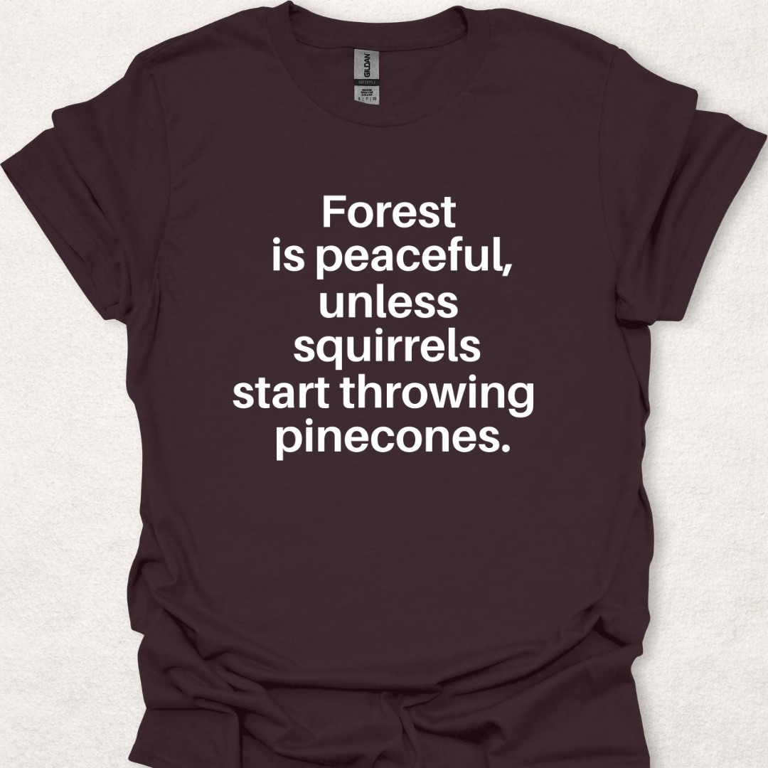Squirrels Throw Pinecones