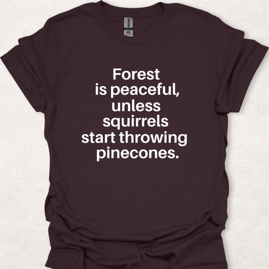 Squirrels Throw Pinecones
