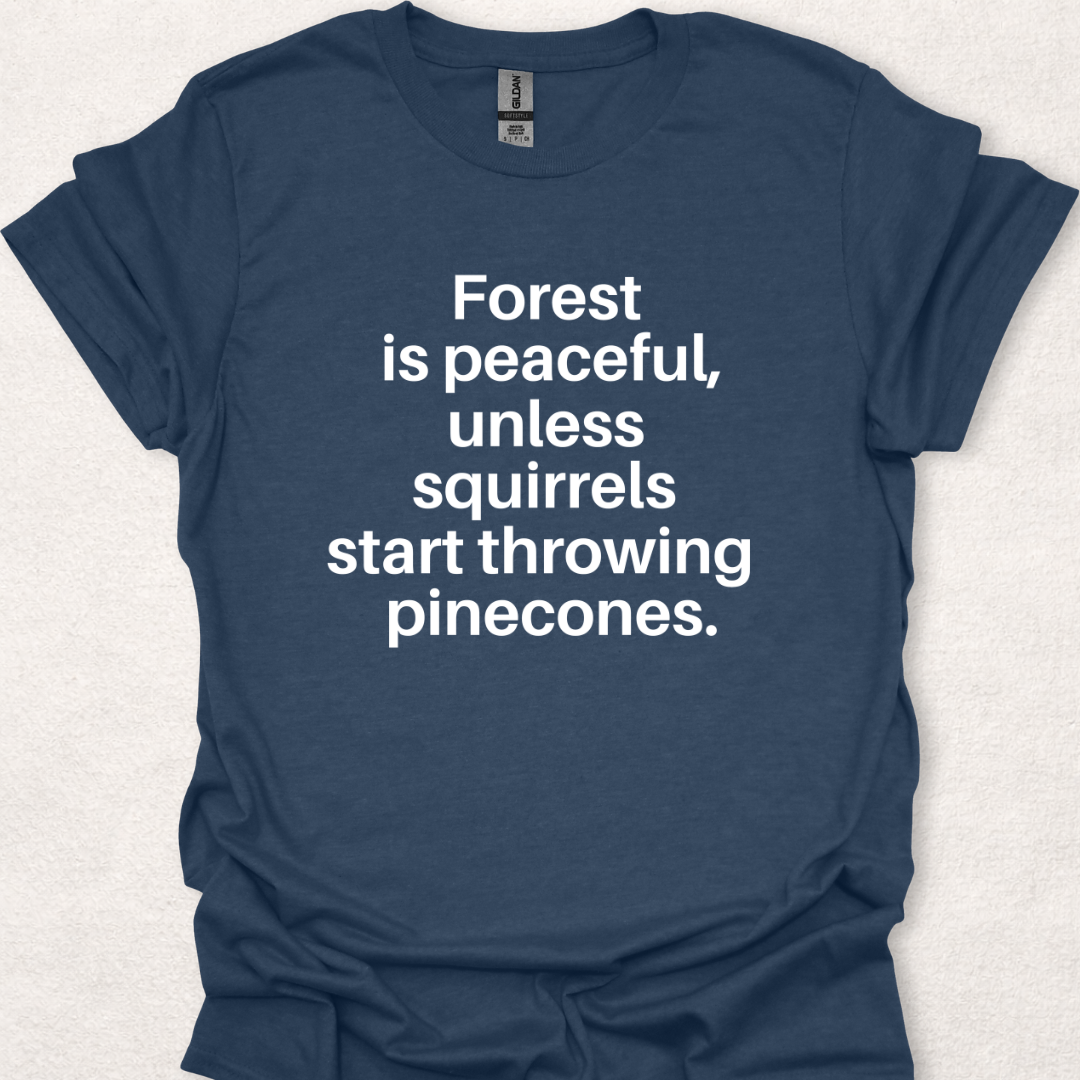 Squirrels Throw Pinecones