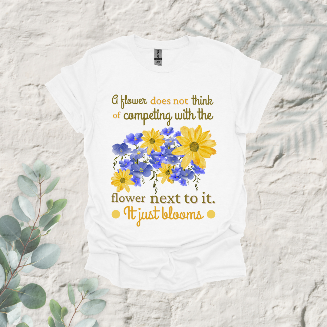 A Flower Does Not Think Of Competing With The Flower Next To It